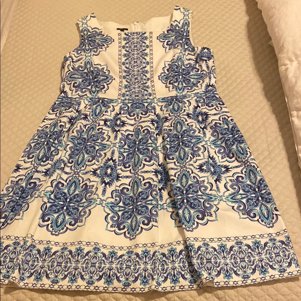 Blue and White Talbots sundress